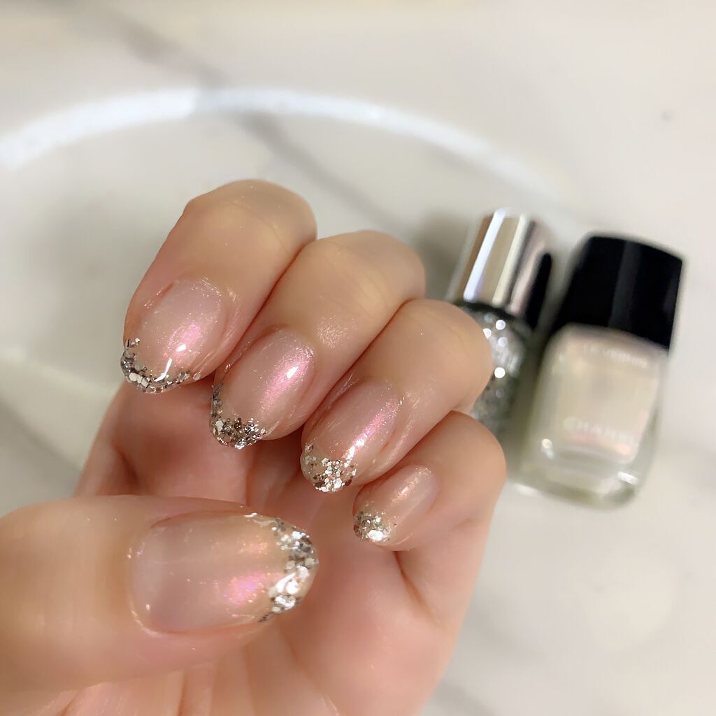 ヴェルニ ロング トゥニュ 889 ペルル ブランシュ(限定)/CHANEL/マニキュアを使ったクチコミ（3枚目）