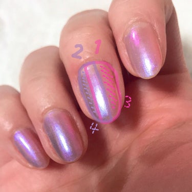 ネイルホリック Sheer pearl color OR270/ネイルホリック/マニキュアを使ったクチコミ（2枚目）