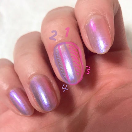 ネイルホリック Sheer pearl color PU171/ネイルホリック/マニキュアを使ったクチコミ(2枚目)