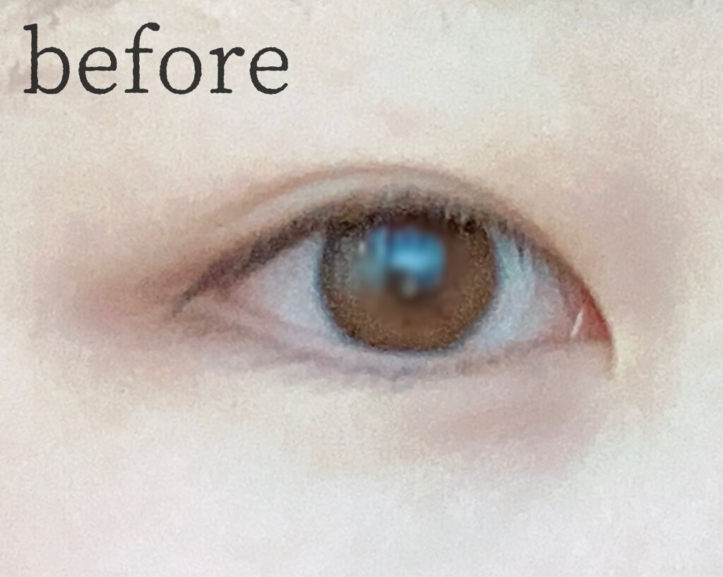 描くふたえアイライナー/CEZANNE/リキッドアイライナーを使ったクチコミ（3枚目）