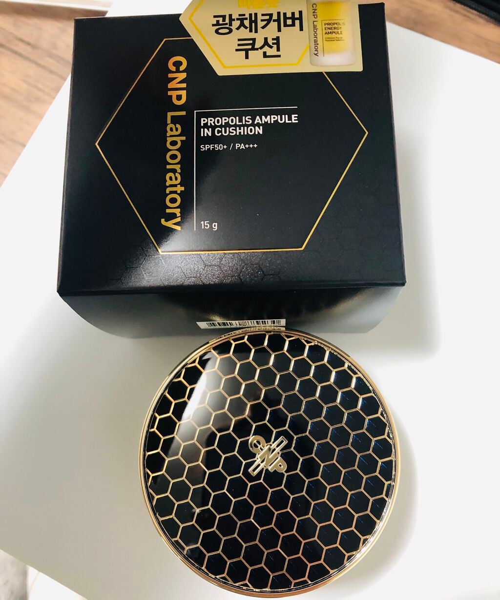 プロポリスアンプルインクッション/CNP Laboratory/クッションファンデーションを使ったクチコミ(1枚目)