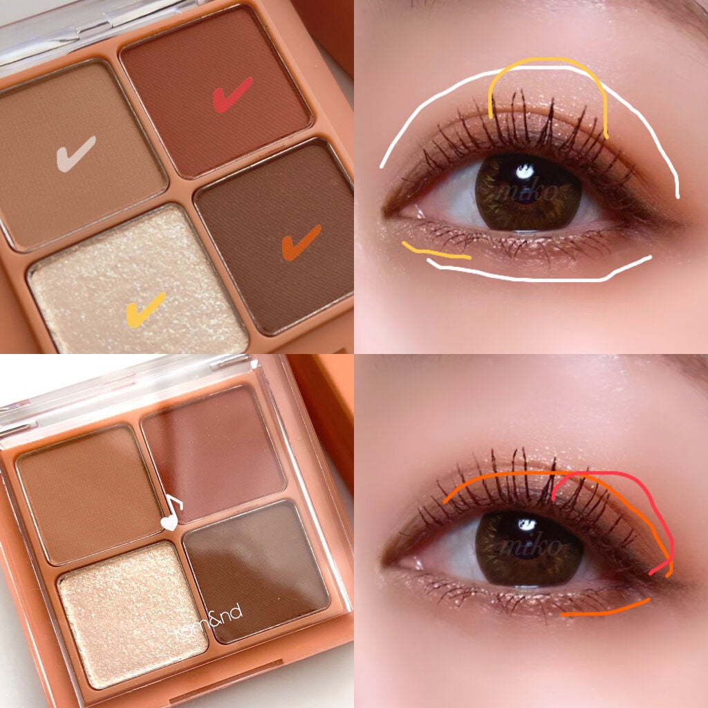 ベターザンアイズ ミュージックシリーズ/rom&nd/アイシャドウパレットを使ったクチコミ(3枚目)