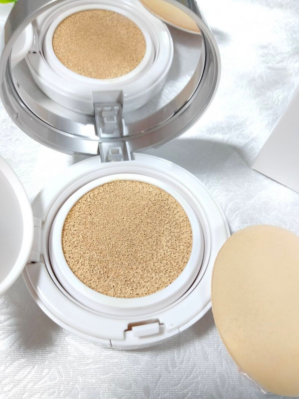 リンクルホワイトクッションファンデーション/コラリッチ/クッションファンデーションを使ったクチコミ(8枚目)