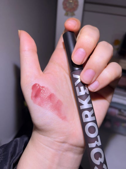 シャインミラーティント/COLORKEY/リップティントを使ったクチコミ(3枚目)