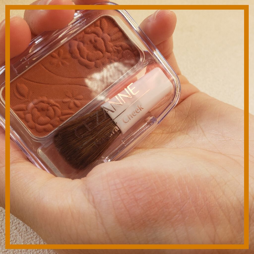 ナチュラル チークN/CEZANNE/パウダーチークを使ったクチコミ(3枚目)