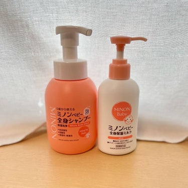 ミノンベビー全身シャンプー 本体350ml/ミノン/ボディソープを使ったクチコミ（1枚目）