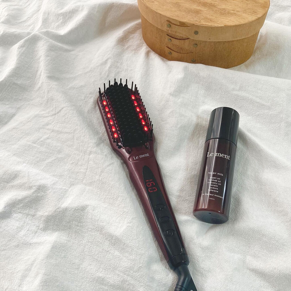 ストレートヒートブラシ/Le ment/ヒートブラシを使ったクチコミ（1枚目）