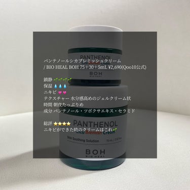 パンテノールシカブレミッシュクリーム/BIOHEAL BOH/フェイスクリームを使ったクチコミ（1枚目）