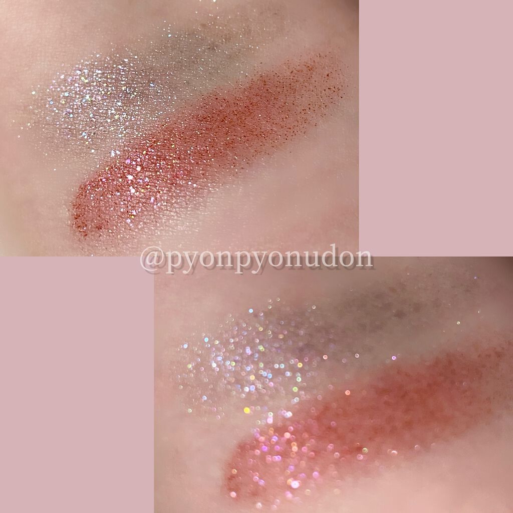 マルチグリッターカラー/ENBAN TOKYO/単色アイシャドウを使ったクチコミ（3枚目）