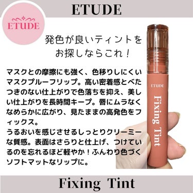 フィクシングティント サーモンブリック（新パッケージ）/ETUDE/口紅の画像