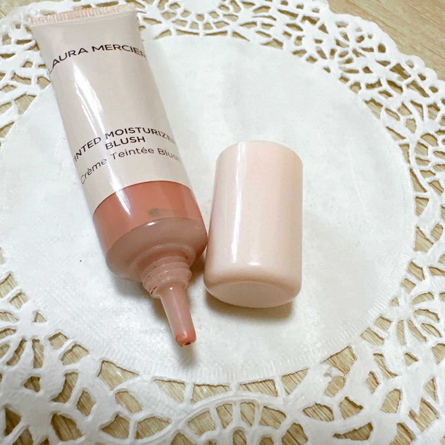 ティンティド モイスチャライザー ブラッシュ/ローラ メルシエ/ジェル・クリームチークを使ったクチコミ(5枚目)