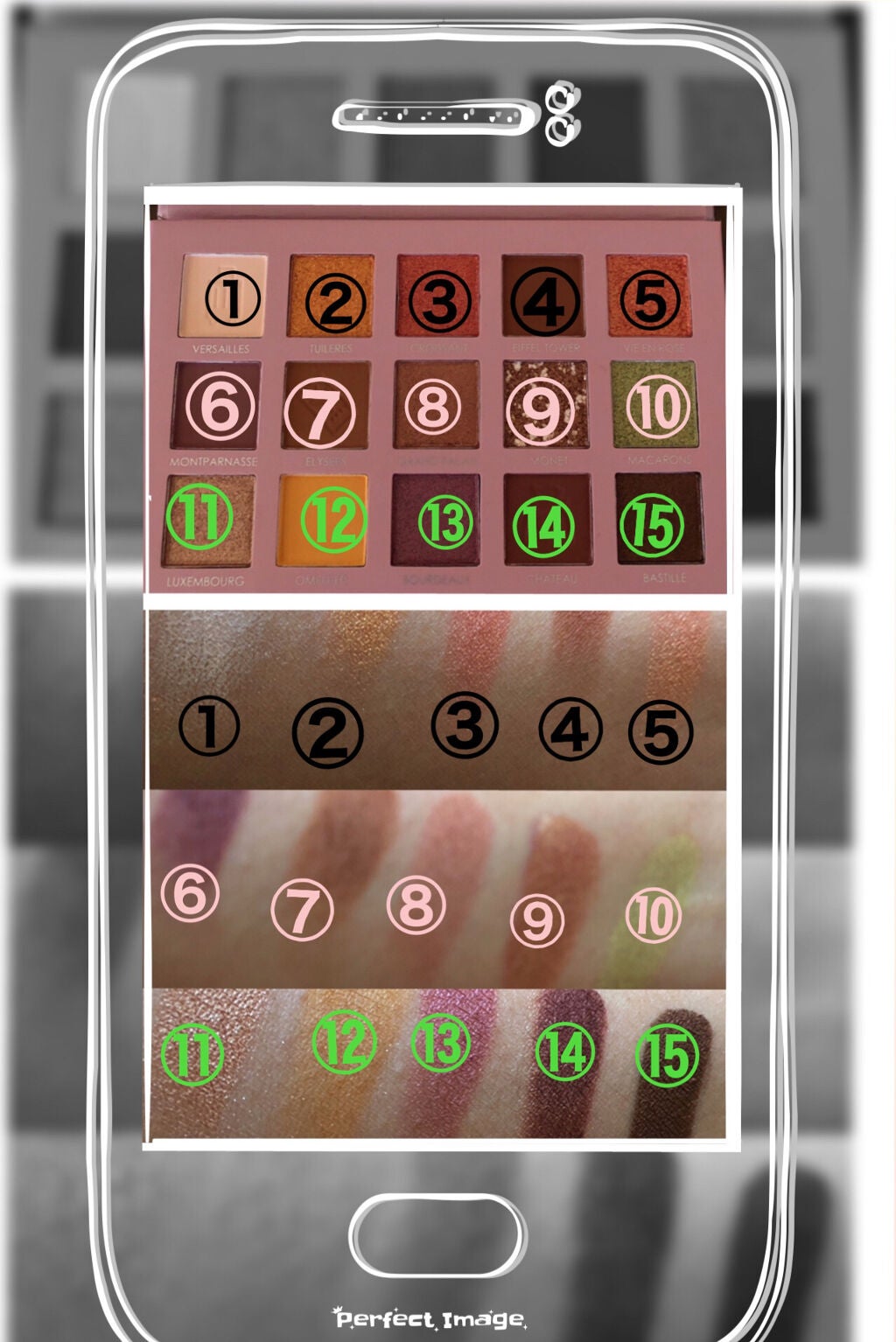 GO TRAVEL 15色アイシャドウパレット/FOCALLURE/アイシャドウパレットを使ったクチコミ(2枚目)