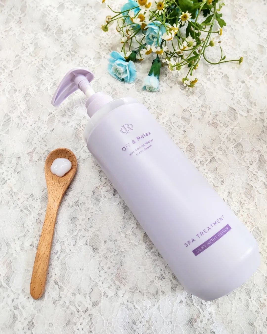 ＯＲ スパ・シャンプー／ヘアトリートメント シルキーナイトリペア/Off&Relax/市販シャンプーを使ったクチコミ（3枚目）