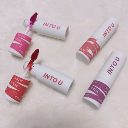スーパーマットリップ&チークマッド/INTO U/口紅を使ったクチコミ(1枚目)