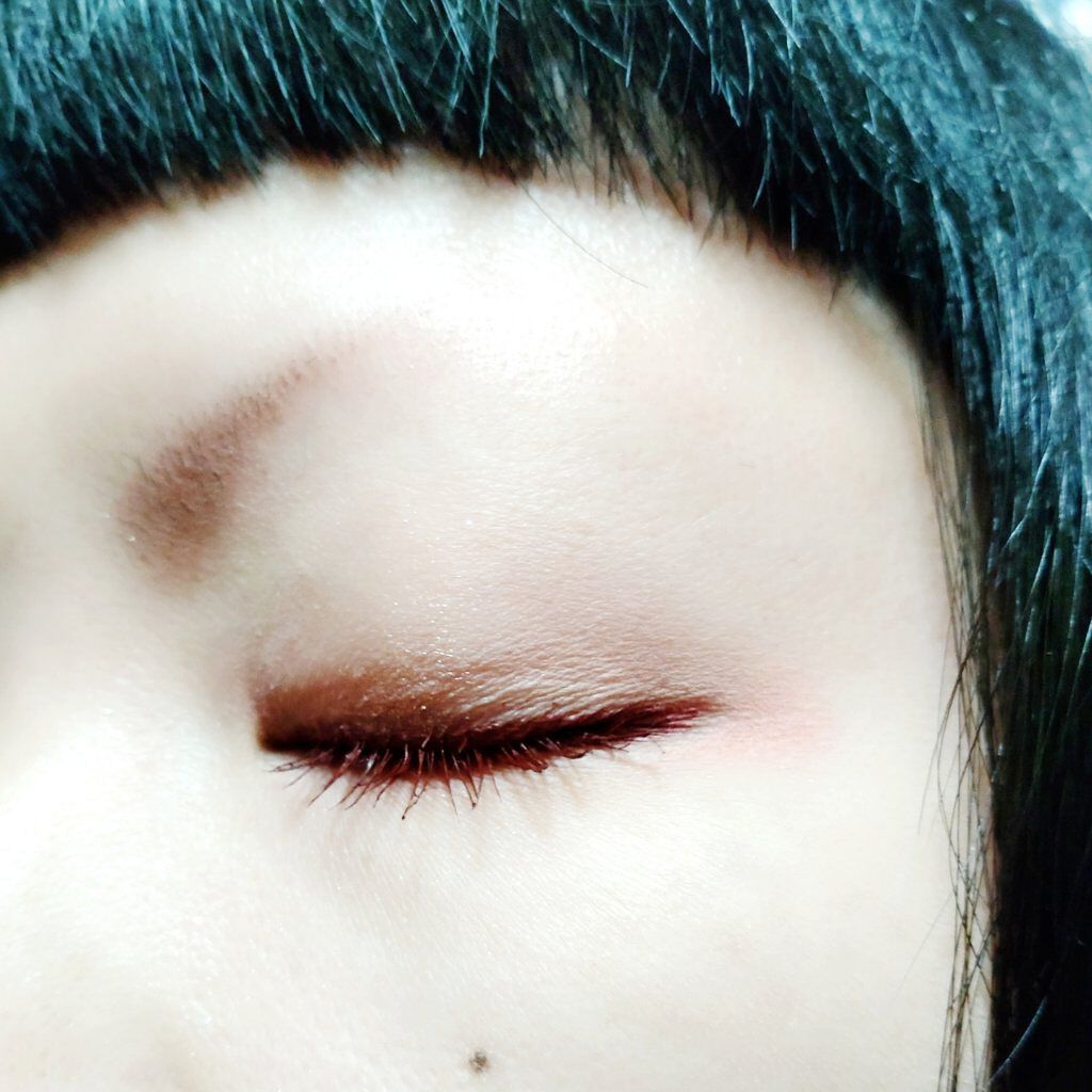 リアルラスティングアイペンシル24hWPk バーガンディ(竈門禰豆子)/K-パレット/ペンシルアイライナーを使ったクチコミ（2枚目）