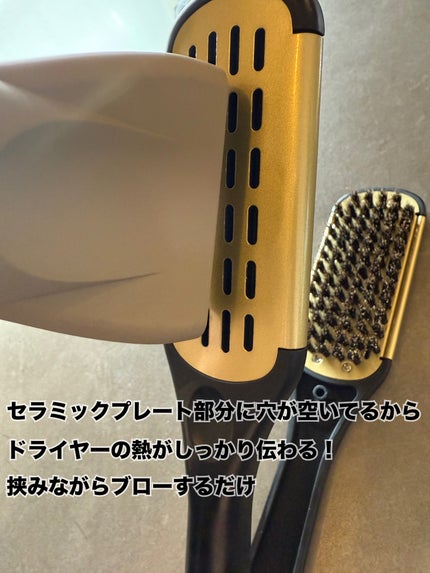 STRAIGHT TWIN BRUSH/KERAFFECT/ヘアブラシを使ったクチコミ(4枚目)