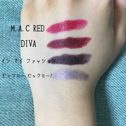 リップスティック/M・A・C/口紅を使ったクチコミ(3枚目)