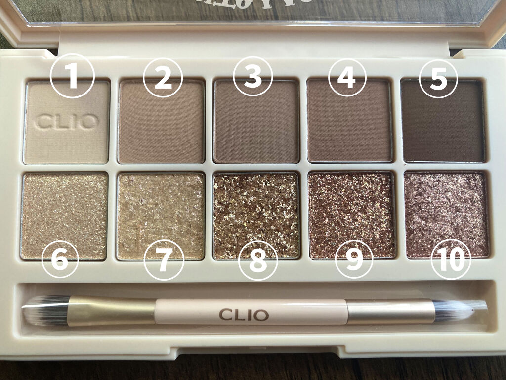 プロ アイ パレット/CLIO/アイシャドウパレットを使ったクチコミ（2枚目）