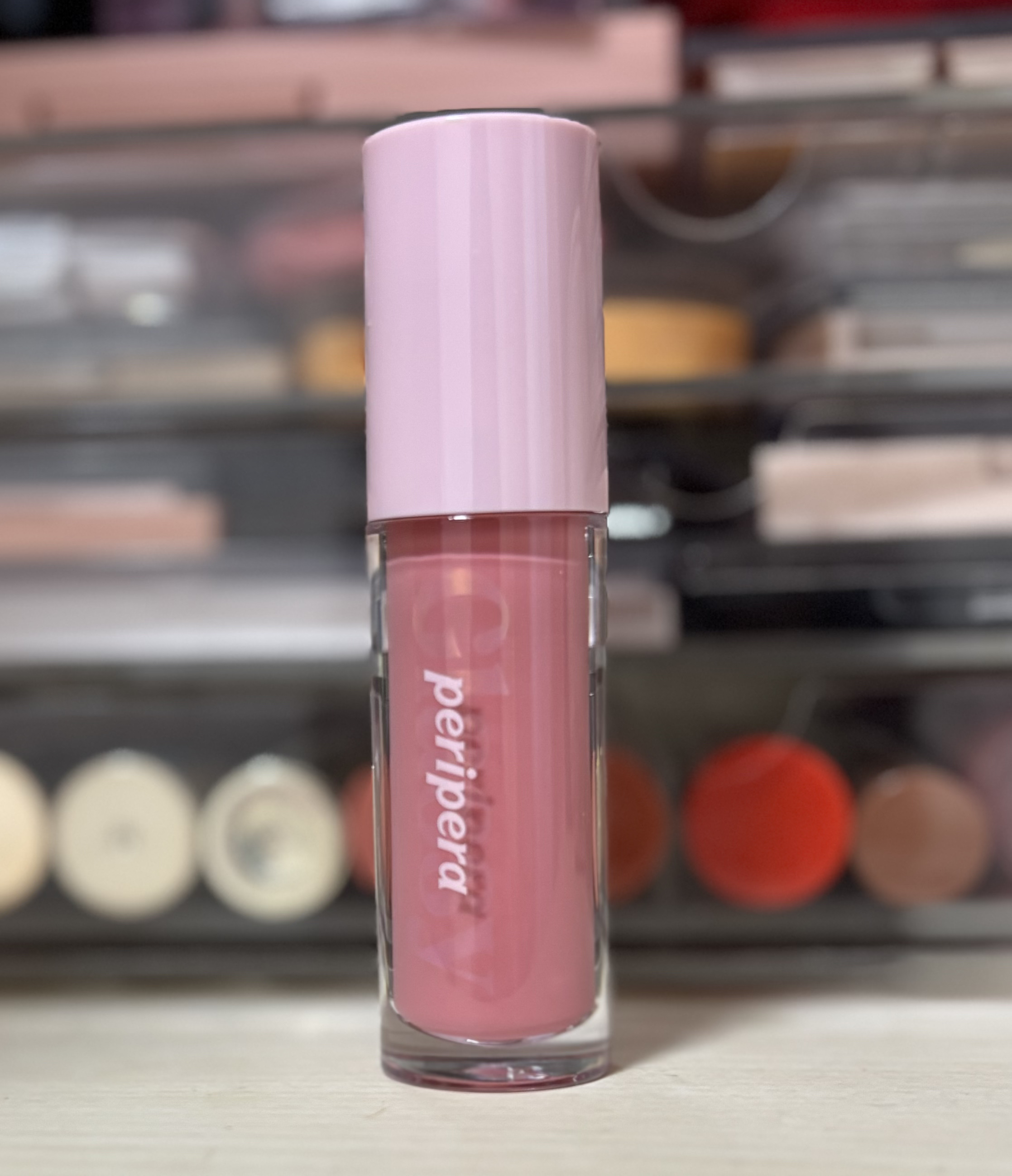 インク グラスティング リップ グロス 08 ラブ オブ フェイト(LOVE OF FATE)/PERIPERA/リップグロスを使ったクチコミ（1枚目）