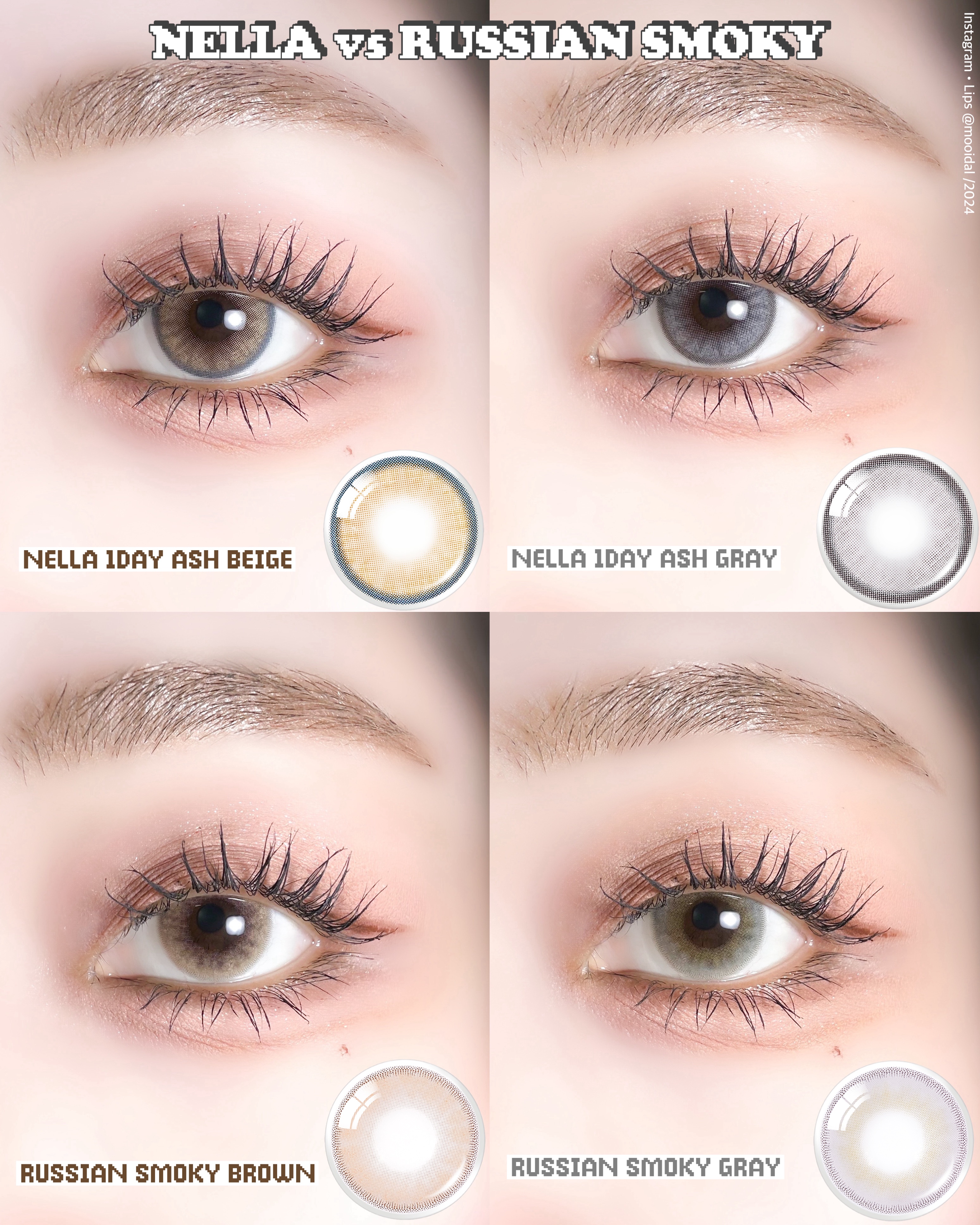 ロシアンスモーキー/OLENS/カラーコンタクトレンズを使ったクチコミ（1枚目）