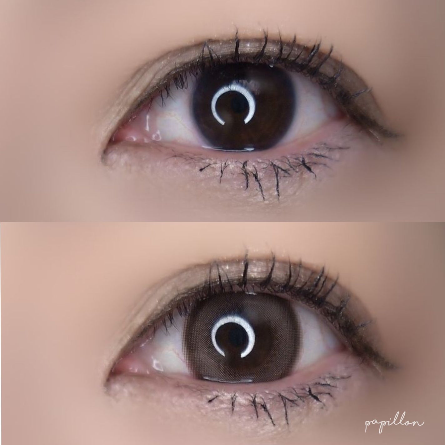 chiffon/meilly/ワンデー(1DAY)カラコンを使ったクチコミ(3枚目)