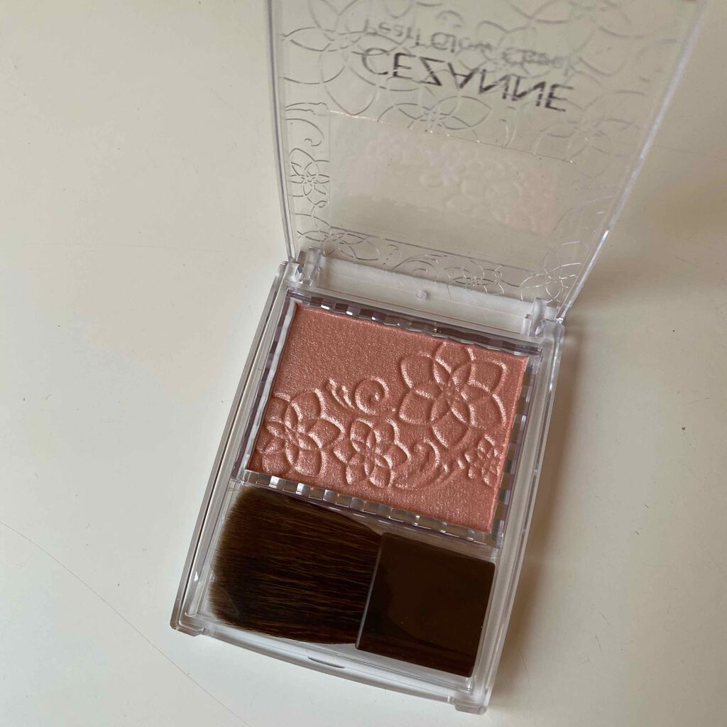 パールグロウチーク/CEZANNE/パウダーチークを使ったクチコミ(2枚目)