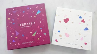 TERRAZZO Shadow palette/HOLIKA HOLIKA/パウダーアイシャドウを使ったクチコミ（1枚目）