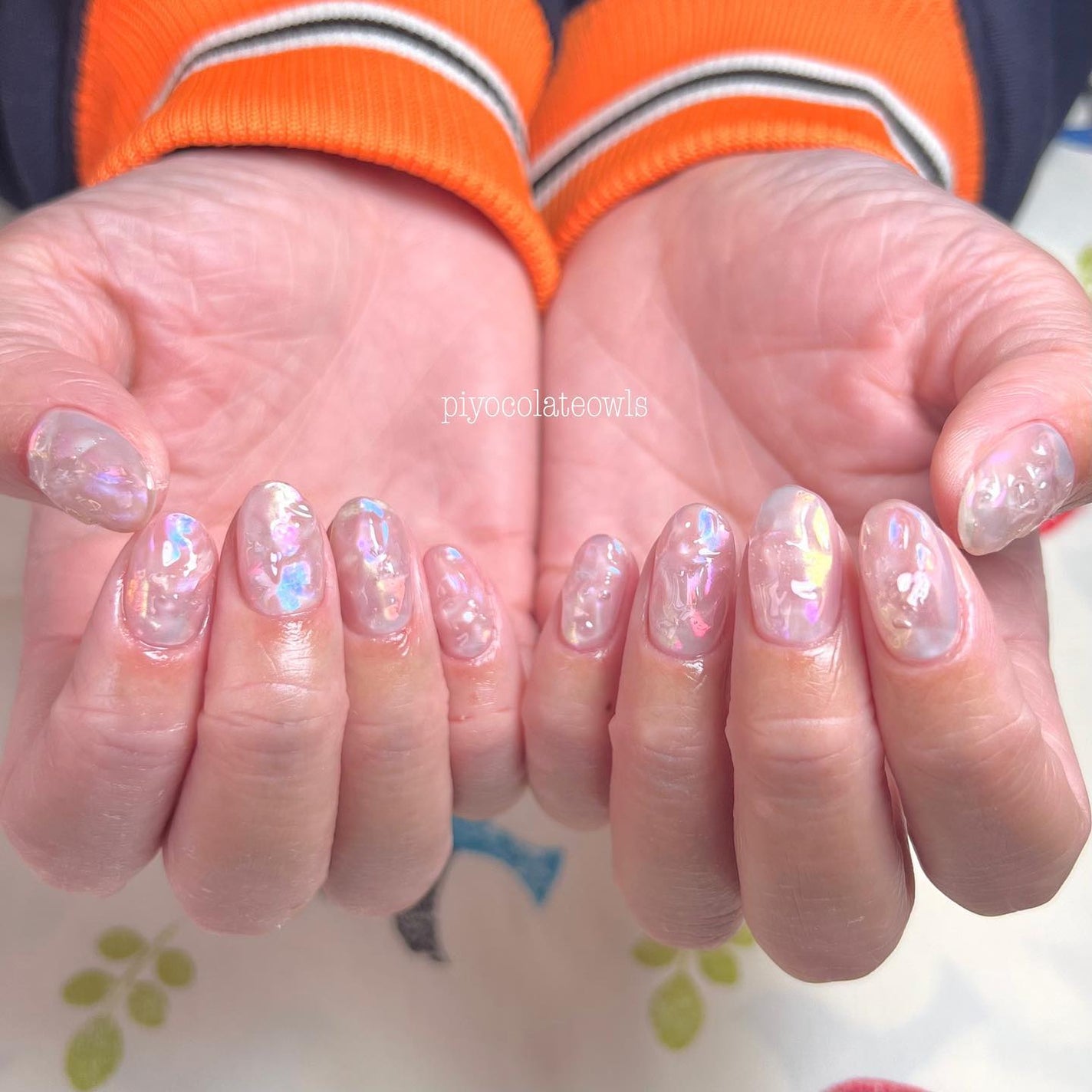 ぴよこれいと あうるす on LIPS 「※このネイル、気泡はわざと入れています💅なんと、@me_nai..」(2枚目)