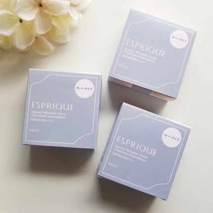 アクアリー スキンウェア カバー/ESPRIQUE/クッションファンデーションを使ったクチコミ(9枚目)
