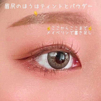 ファッションブロウ パウダーインペンシル N/MAYBELLINE NEW YORK/アイブロウペンシルを使ったクチコミ(3枚目)