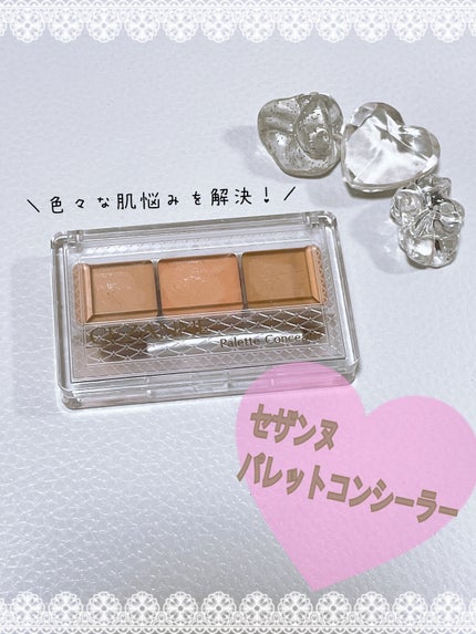 パレットコンシーラー/CEZANNE/パレットコンシーラーを使ったクチコミ(1枚目)