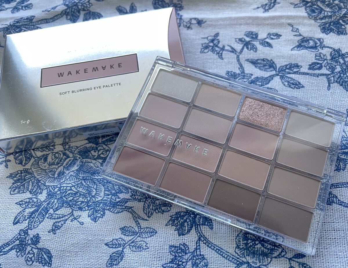 ソフトブラーリングアイパレット/wakemake/アイシャドウパレットを使ったクチコミ（1枚目）