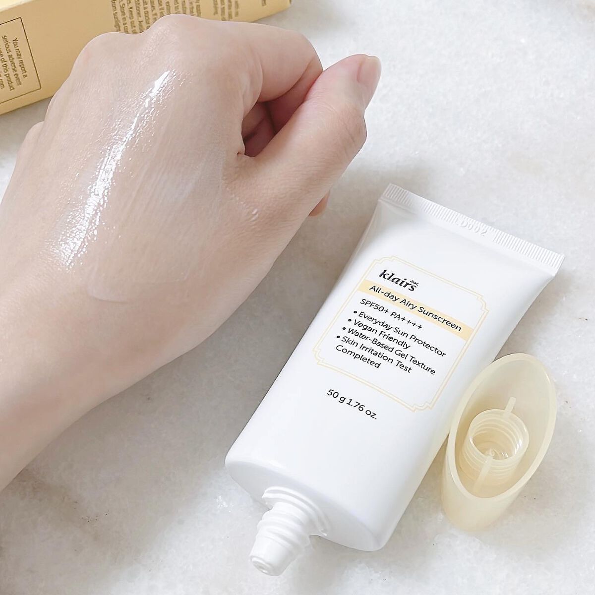 All-day エアリーサンスクリーン50g/Klairs/日焼け止めクリームを使ったクチコミ(3枚目)