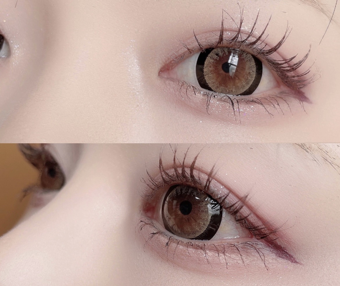 secretcandymagic(シークレットキャンディーマジック）1month NO.3 ブラウン/secret candymagic/１ヶ月（１MONTH）カラコンを使ったクチコミ（2枚目）