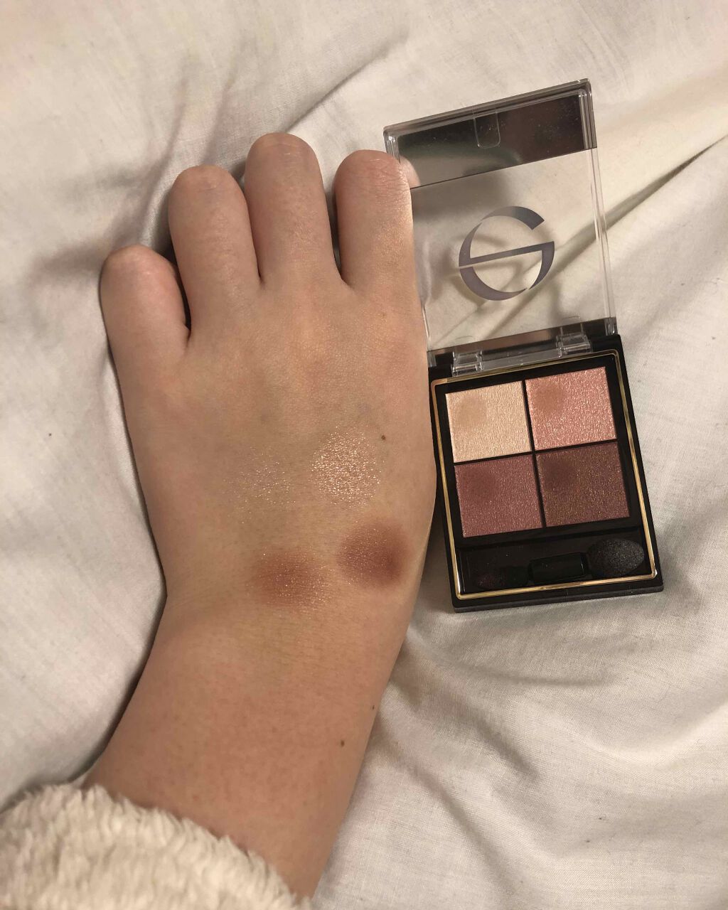 リアルクローズシャドウ/excel/アイシャドウパレットを使ったクチコミ（1枚目）