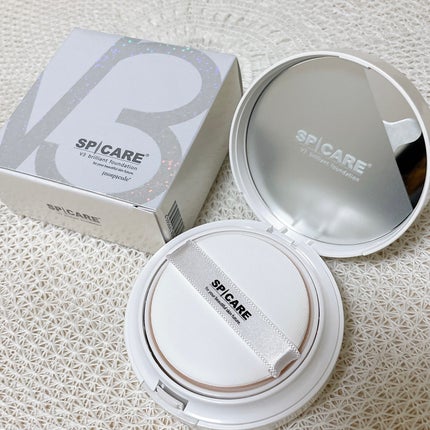 V3 ブリリアント ファンデーション/SPICARE/クッションファンデーションを使ったクチコミ(2枚目)