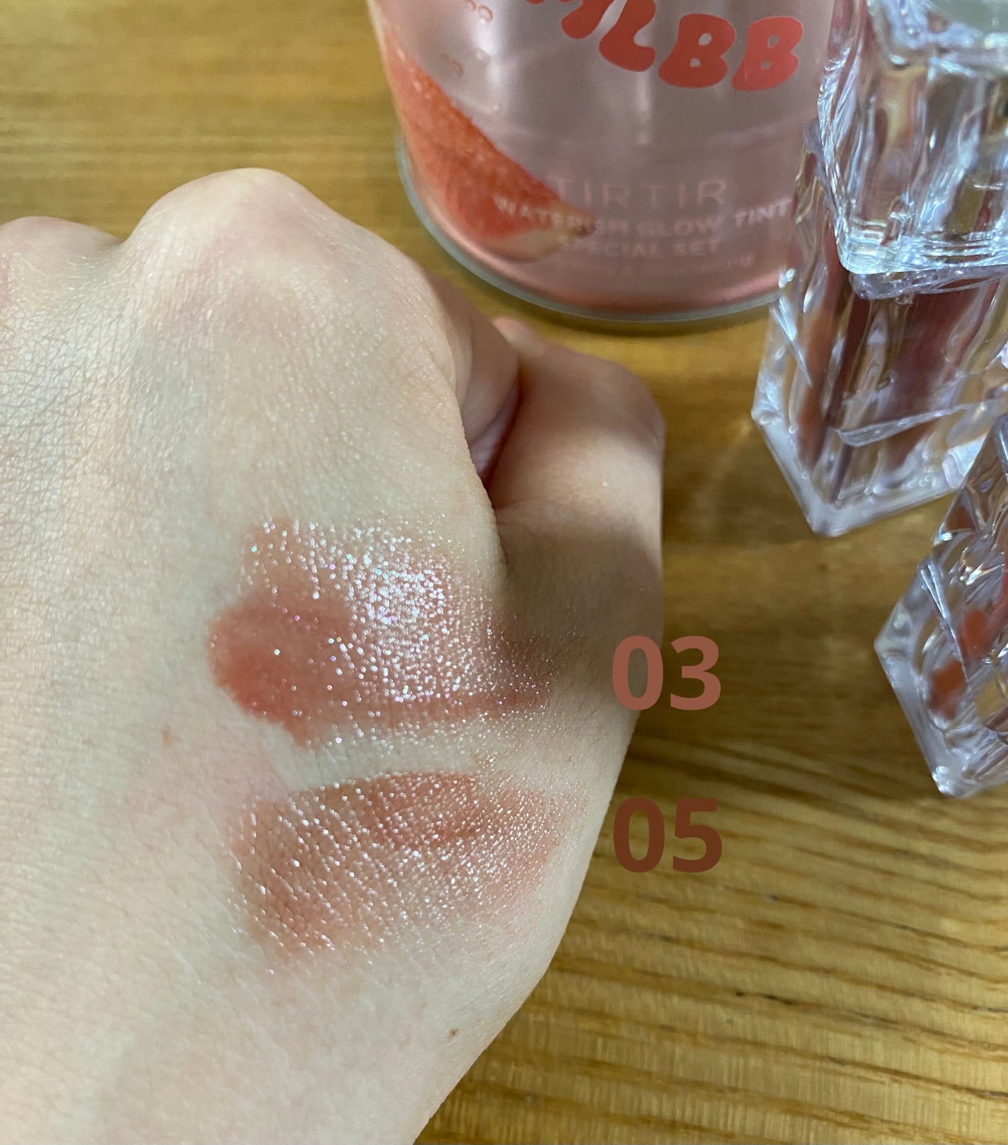 ウォーターリズムグロウティント/TIRTIR(ティルティル)/リップティントを使ったクチコミ(5枚目)