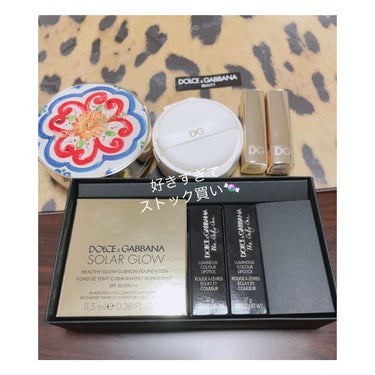 ソーラーグロウ ヘルシーグロウ クッションファンデーション 205 SILK/DOLCE&GABBANA BEAUTY/クッションファンデーションを使ったクチコミ（1枚目）