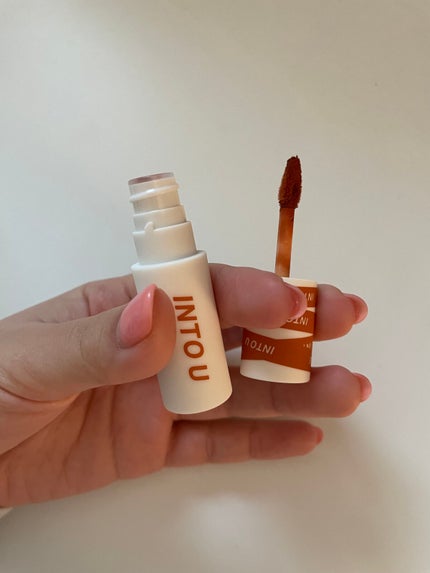 スーパーマットリップ&チークマッド/INTO U/口紅を使ったクチコミ(2枚目)