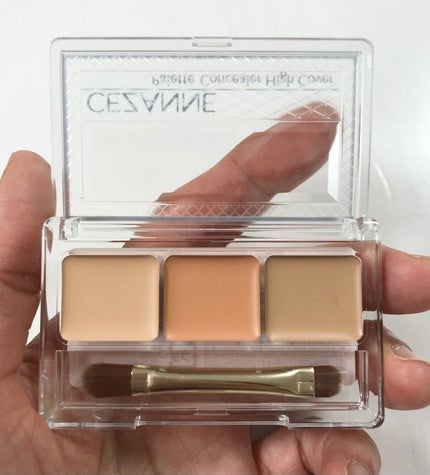 パレットコンシーラー ハイカバー/CEZANNE/パレットコンシーラーを使ったクチコミ(2枚目)