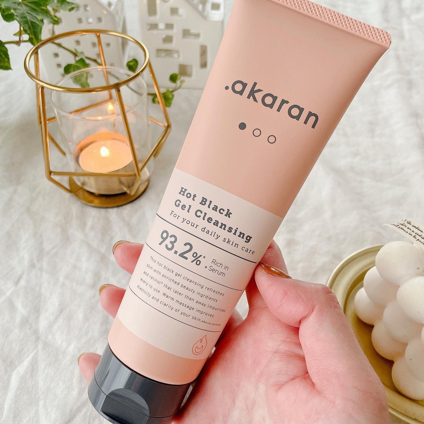 ホットブラックジェルクレンジング/.akaran/クレンジングジェルを使ったクチコミ(1枚目)