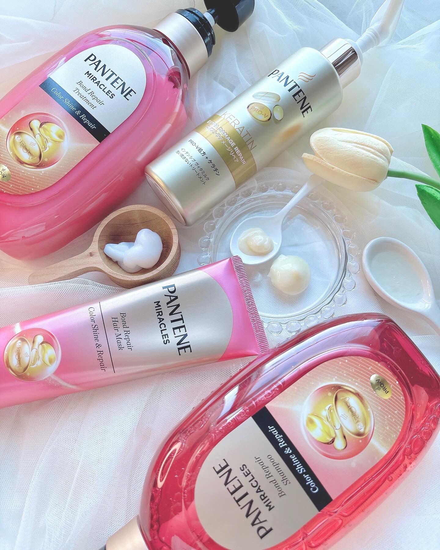 ボンドリペアシリーズ  カラーシャイン＆リペア  ヘアマスク/パンテーン/ヘアマスク・ヘアパックを使ったクチコミ（2枚目）