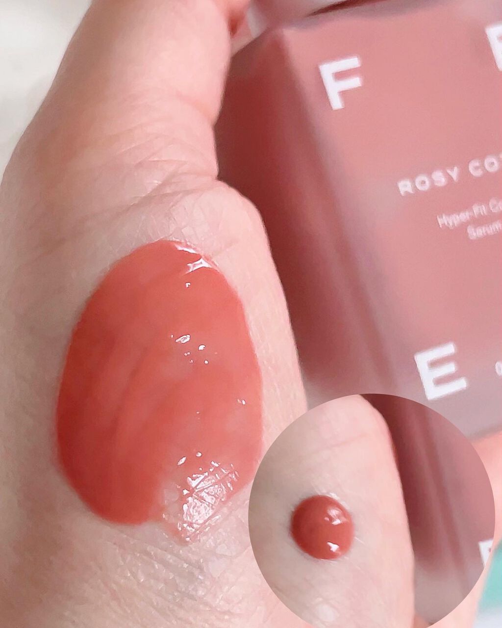 カラーセラム ミーニングアウト/FEEV/リキッドチークを使ったクチコミ（3枚目）