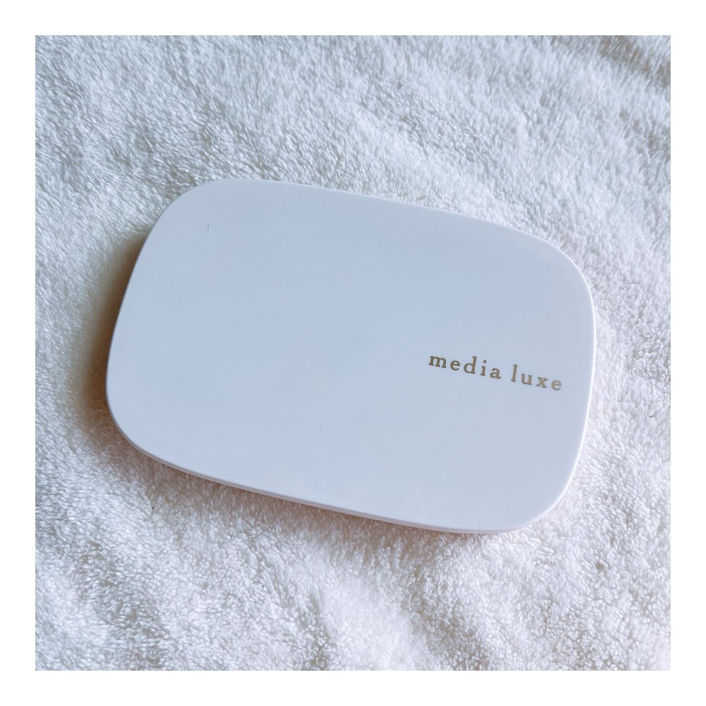 パウダーファンデーション/media luxe/パウダーファンデーションを使ったクチコミ（2枚目）