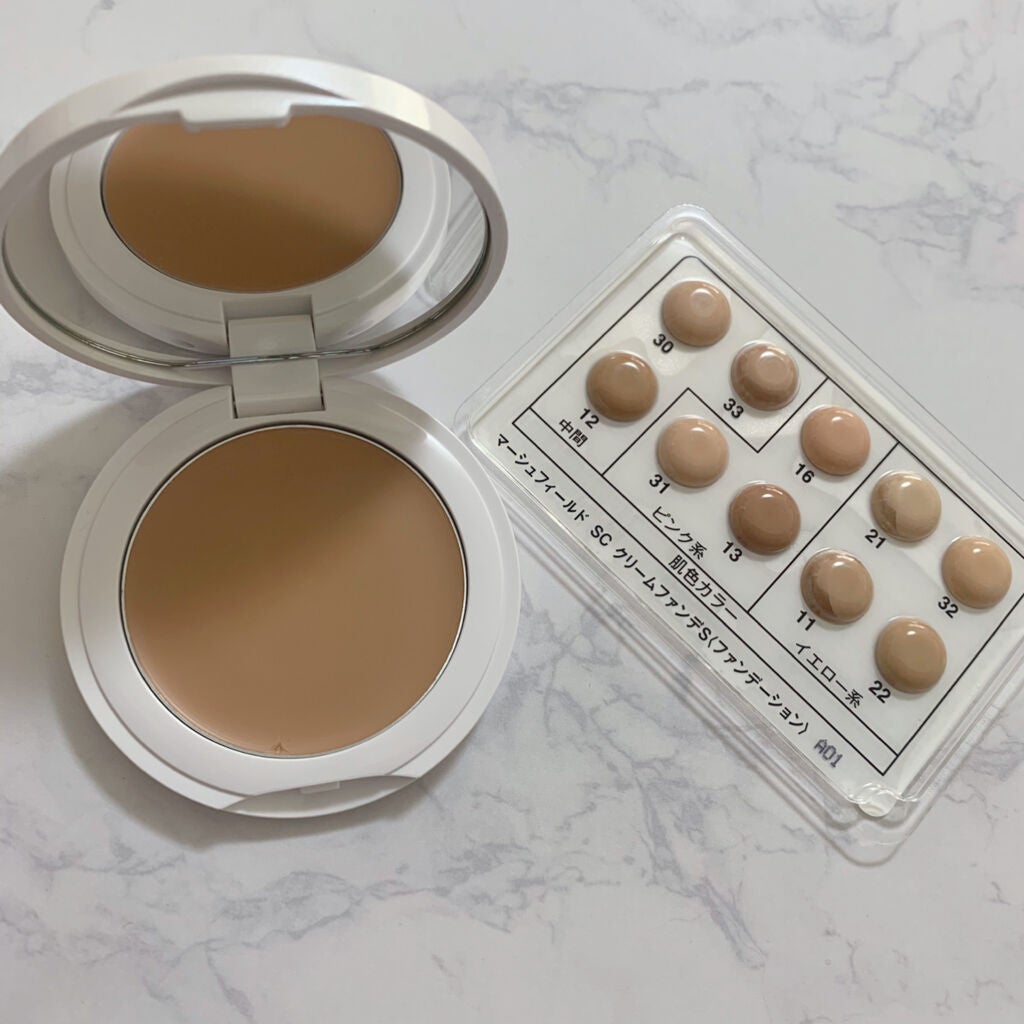 マーシュフィールド SC クリームファンデS/マーシュ・フィールド/クリーム・エマルジョンファンデーションを使ったクチコミ(2枚目)