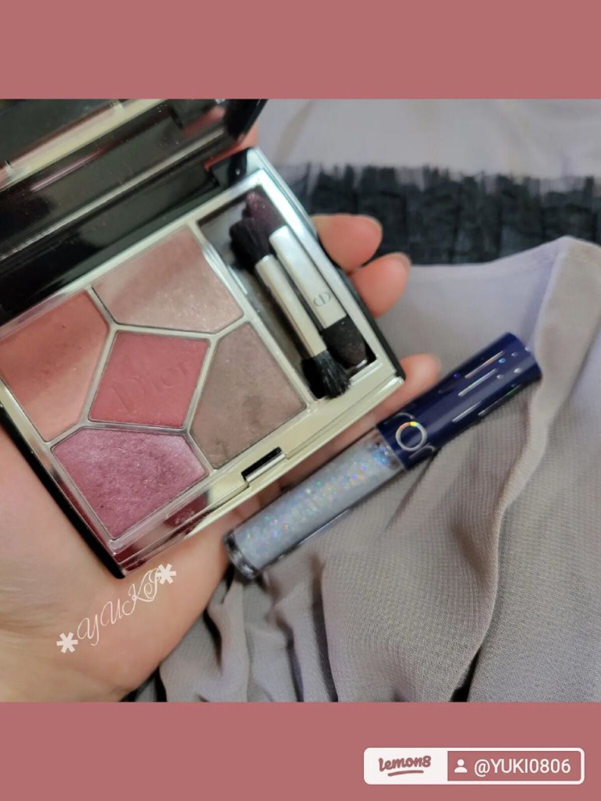 リキッド グリッター シャドウ/rom&nd/グリッターを使ったクチコミ(2枚目)