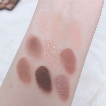 マイフェイブムードアイパレット 9カラー/HOLIKA HOLIKA/アイシャドウパレットを使ったクチコミ(3枚目)