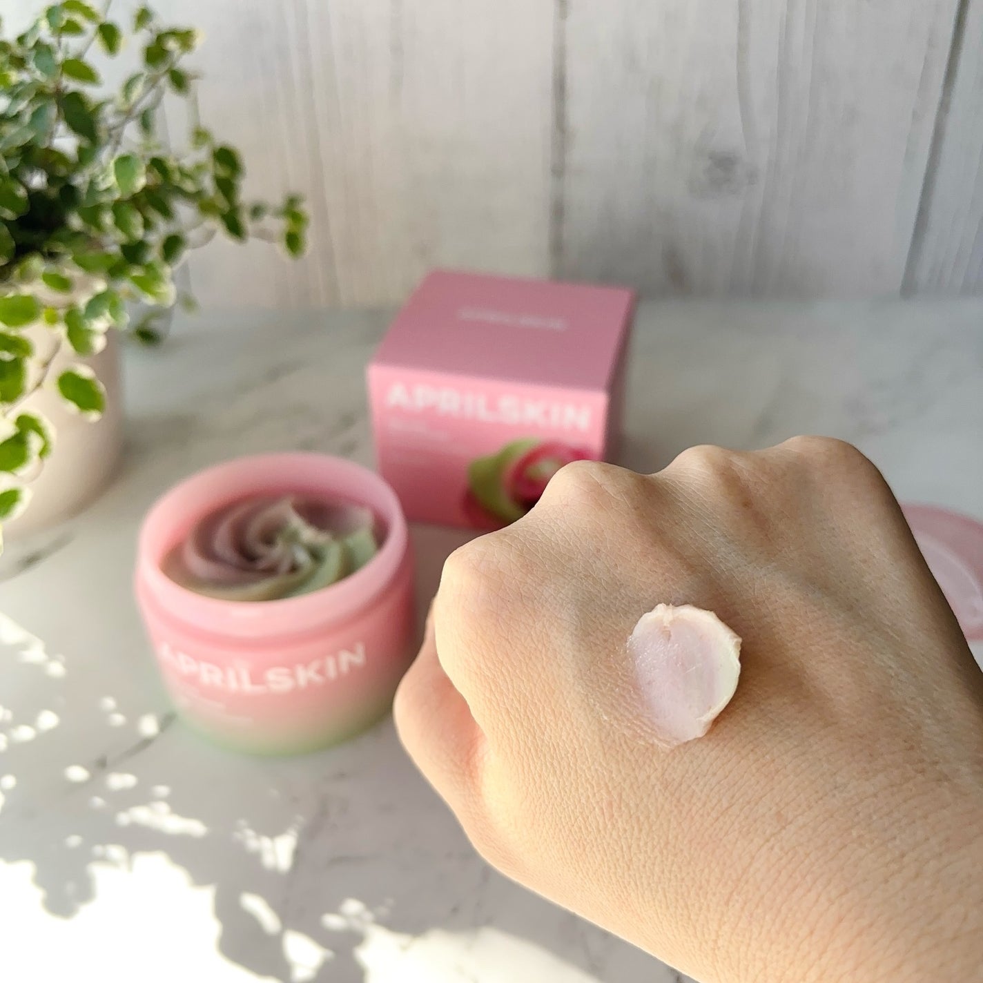 ピンクアロエメレンゲクレンザー/APRILSKIN/その他洗顔料を使ったクチコミ(6枚目)