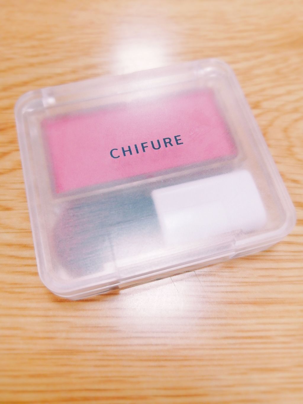 チーク カラー(ブラシ付)/ちふれ/パウダーチークを使ったクチコミ(1枚目)