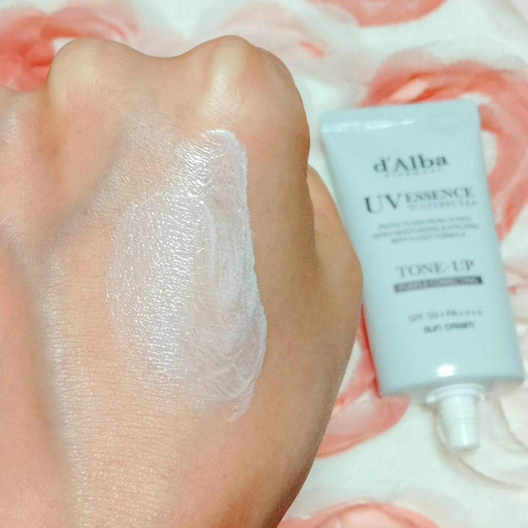 ダルバ ウォータフル トーンアップ サンクリーム(パープル)/ダルバ/日焼け止めクリームを使ったクチコミ(3枚目)